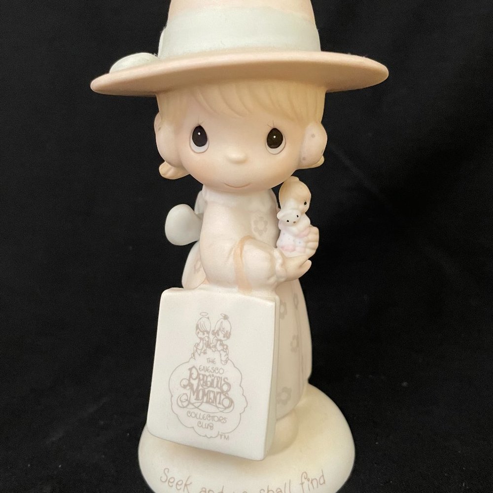 Precious Moments Seek and Ye Shall Find Porcelain Figurine